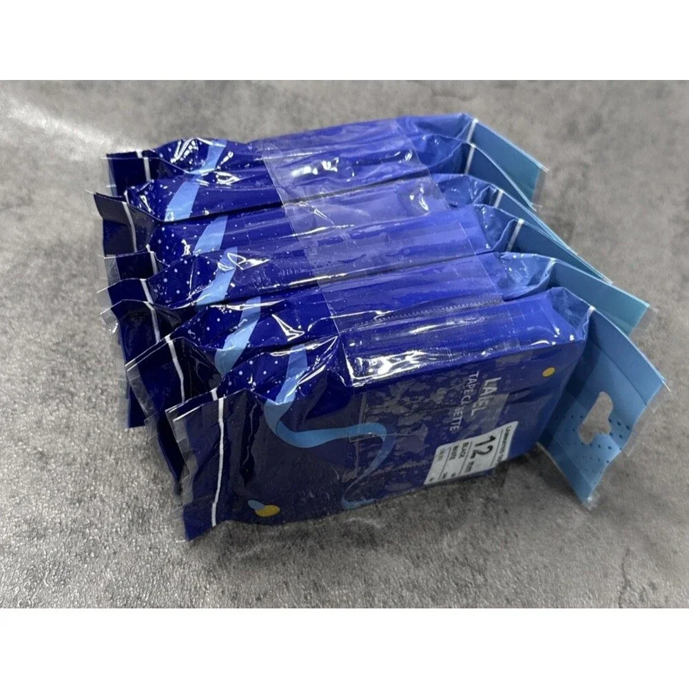 Label Tape 12mm Laminated Tape 6 Multi Colour